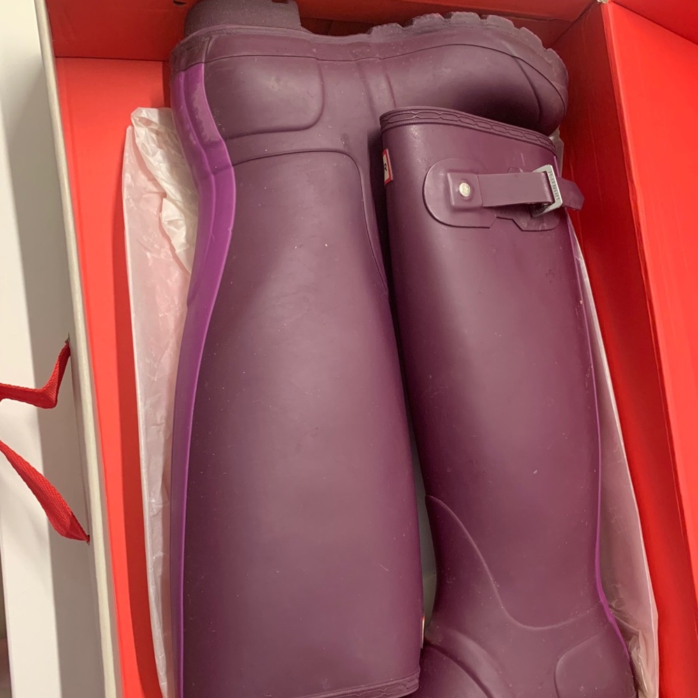 Hunter Rainboots -Purple